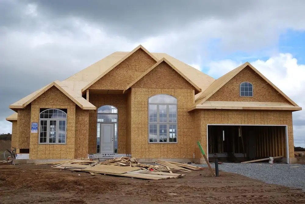 New construction roofing project